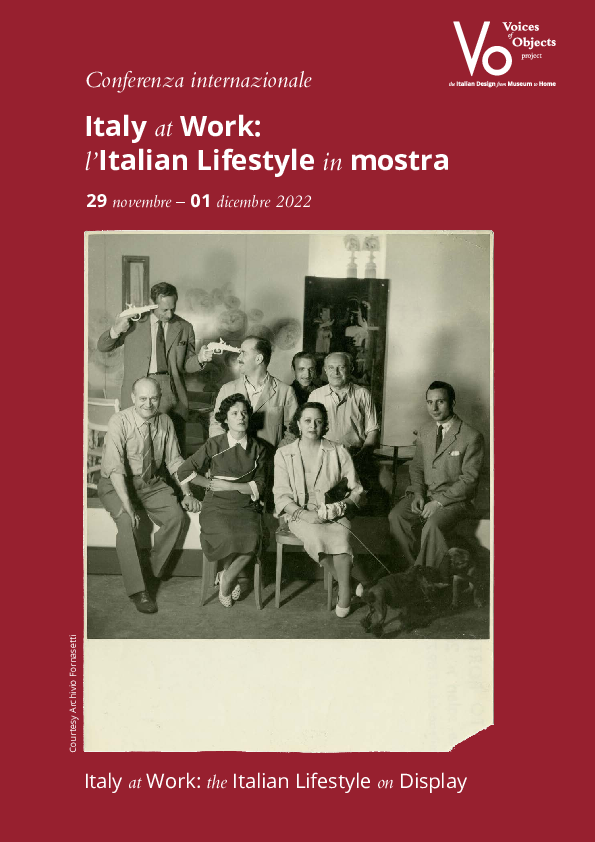 (PDF) Italy at Work: the Italian Lifestyle on Display