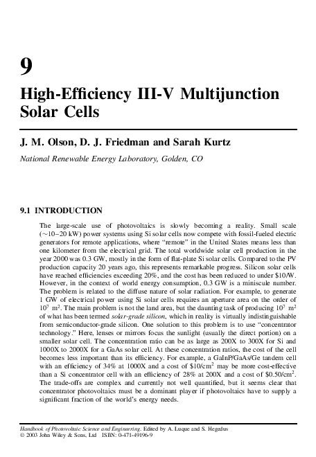 HANDBOOK OF PHOTOVOLTAIC SCIENCE AND ENGINEERING visual data 2