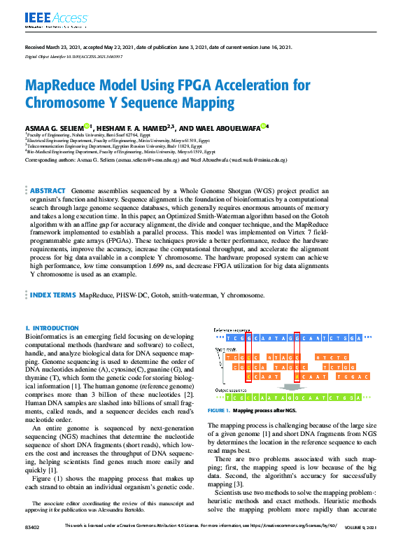 (PDF) MapReduce Model Using FPGA Acceleration for Chromosome Y Sequence ...