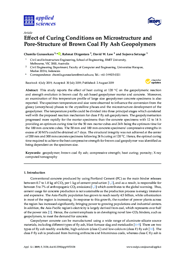 (PDF) Effect of Curing Conditions on Microstructure and Pore-Structure ...