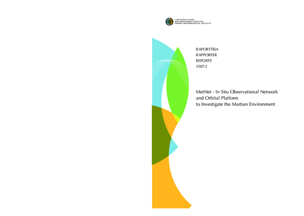 (PDF) MetNet: in situ observational network and orbital platform to ...