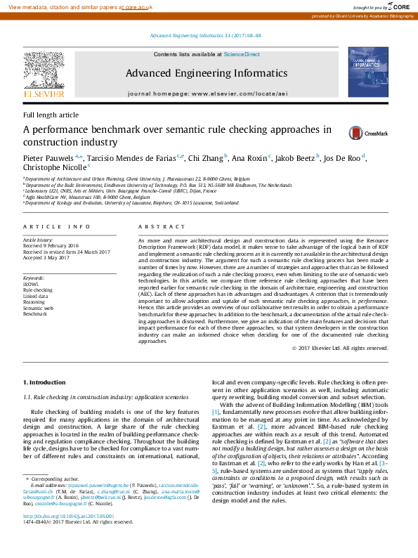 (PDF) A performance benchmark over semantic rule checking approaches in ...