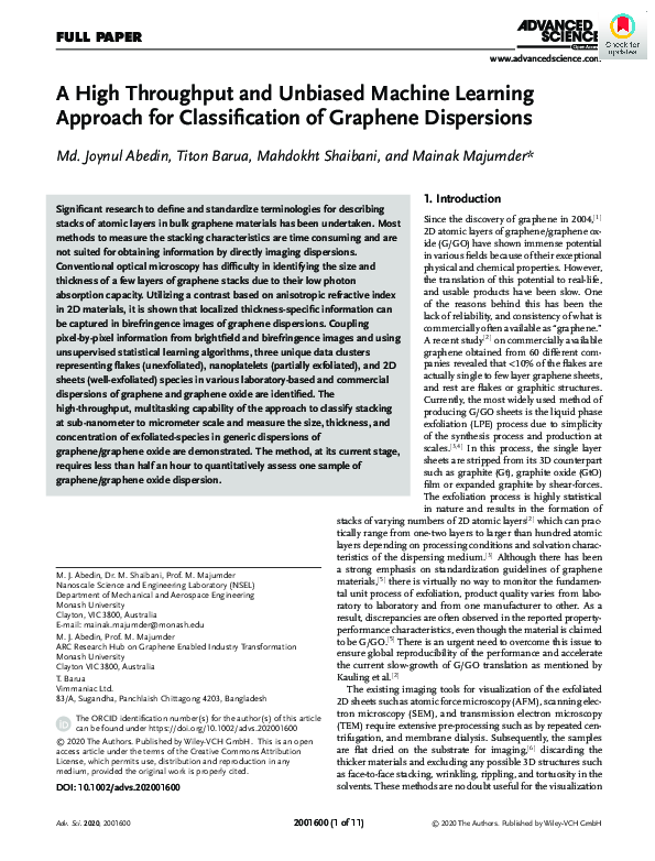 (PDF) A High Throughput and Unbiased Machine Learning Approach for ...