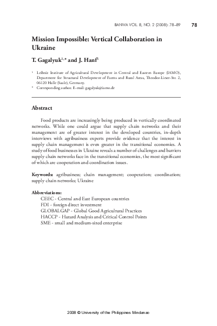 (PDF) Mission Impossible: Vertical Collaboration in Ukraine
