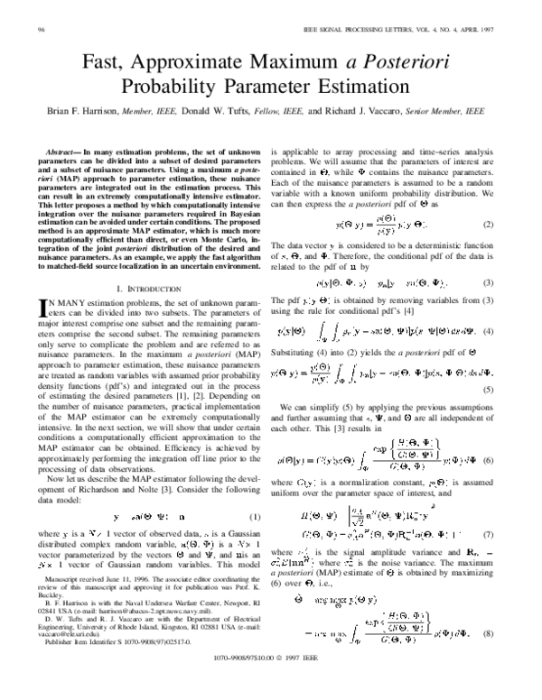 Max A Posteriori Probability – image processing – HDSOML