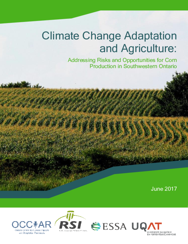 (PDF) Climate change adaptation and agriculture: addressing risks and ...