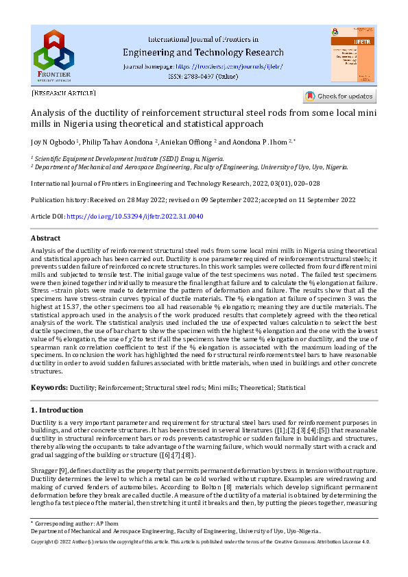 (PDF) Further study of stress-strain deformation of some structural ...