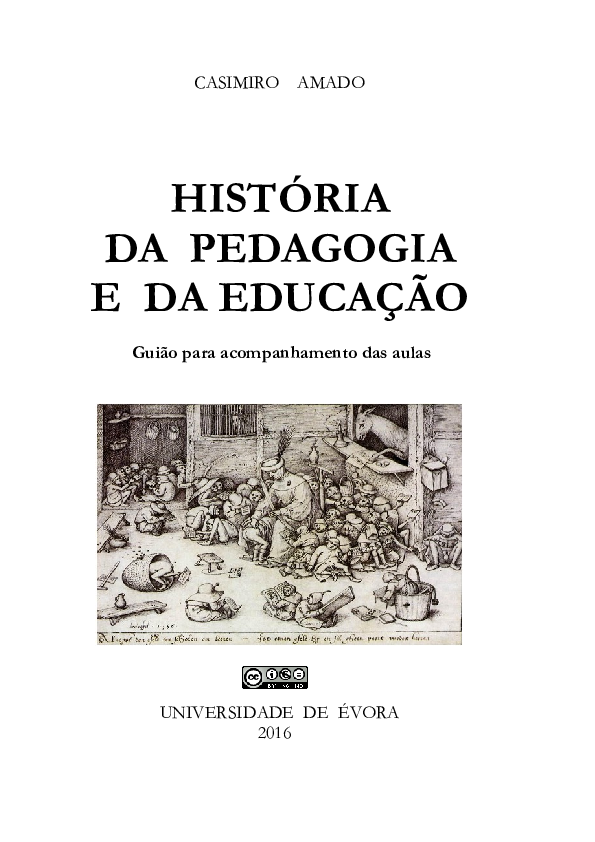(PDF) História da Pedagogia e da Educação- Guião para acompanhamento ...