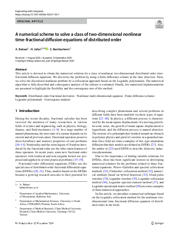(PDF) A numerical scheme to solve a class of two-dimensional nonlinear ...