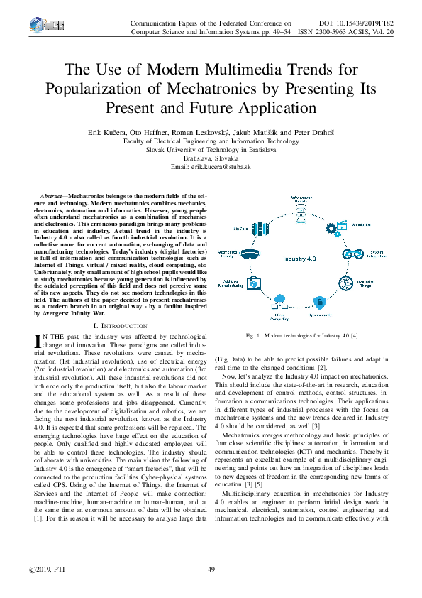(PDF) The Use of Modern Multimedia Trends for Popularization of ...