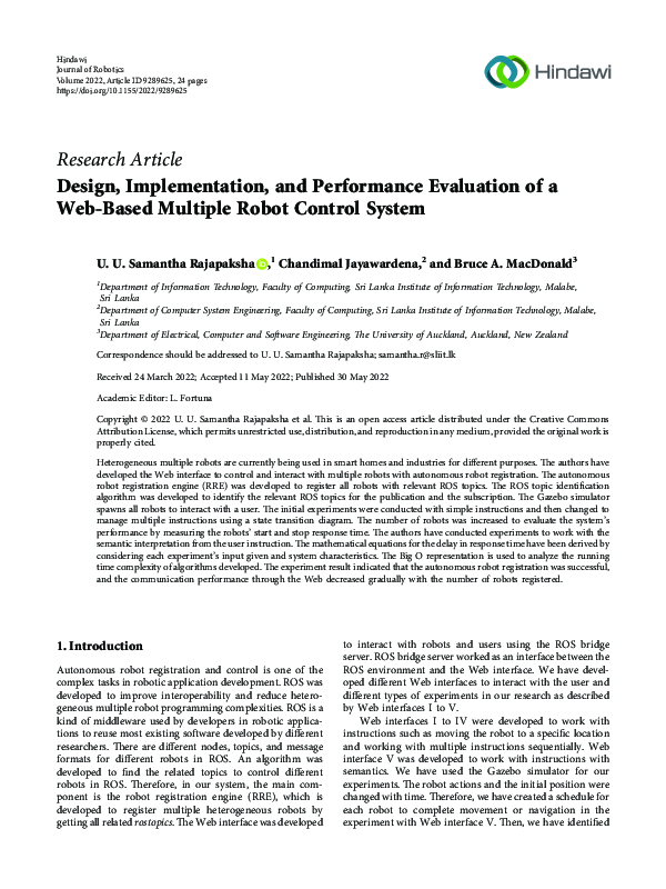 (PDF) Design, Implementation, and Performance Evaluation of a Web-Based ...