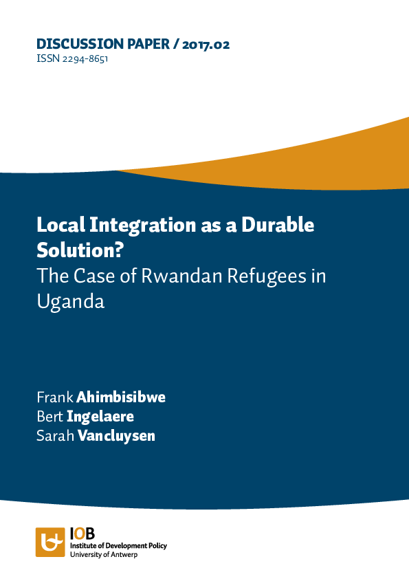 (PDF) Local Integration as a Durable Solution? The Case of Rwandan ...