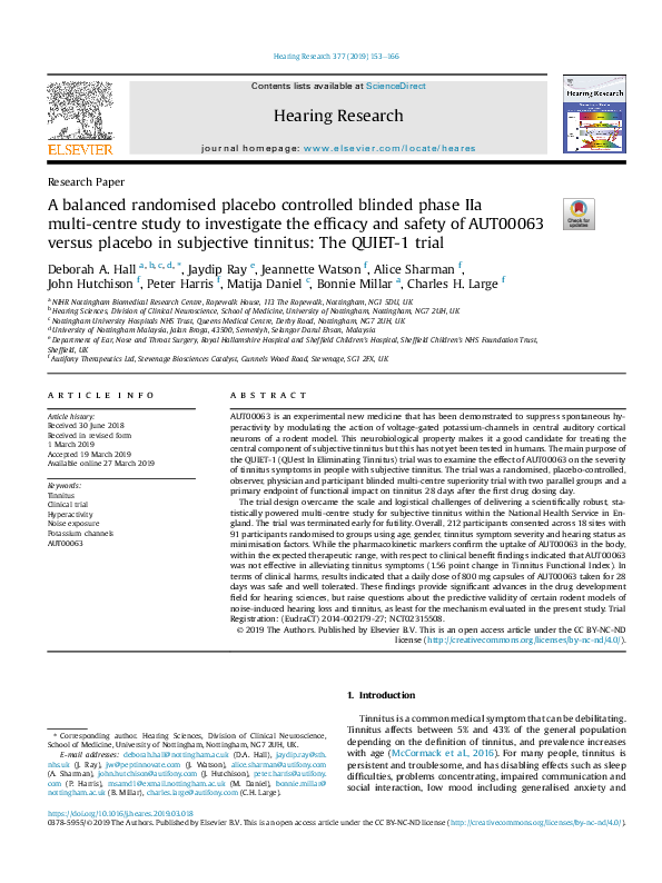 (PDF) A balanced randomised placebo controlled blinded phase IIa multi ...