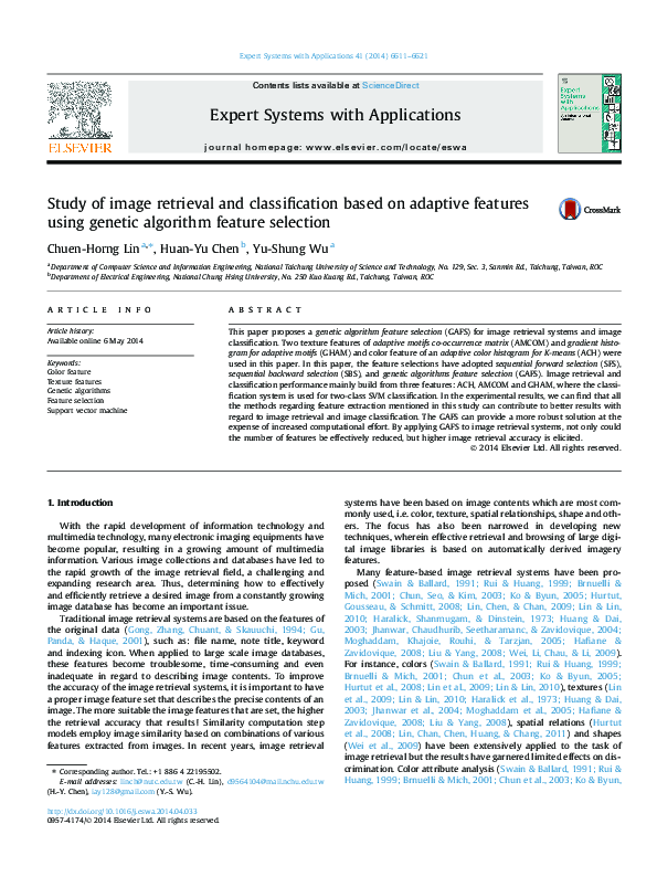 (PDF) Study of image retrieval and classification based on adaptive ...