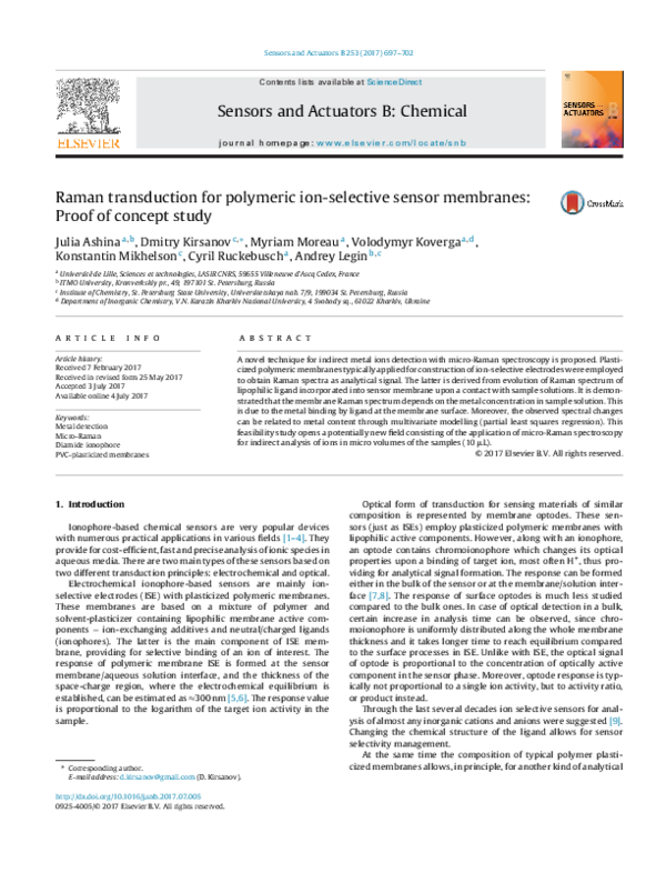 (PDF) Raman transduction for polymeric ion-selective sensor membranes ...