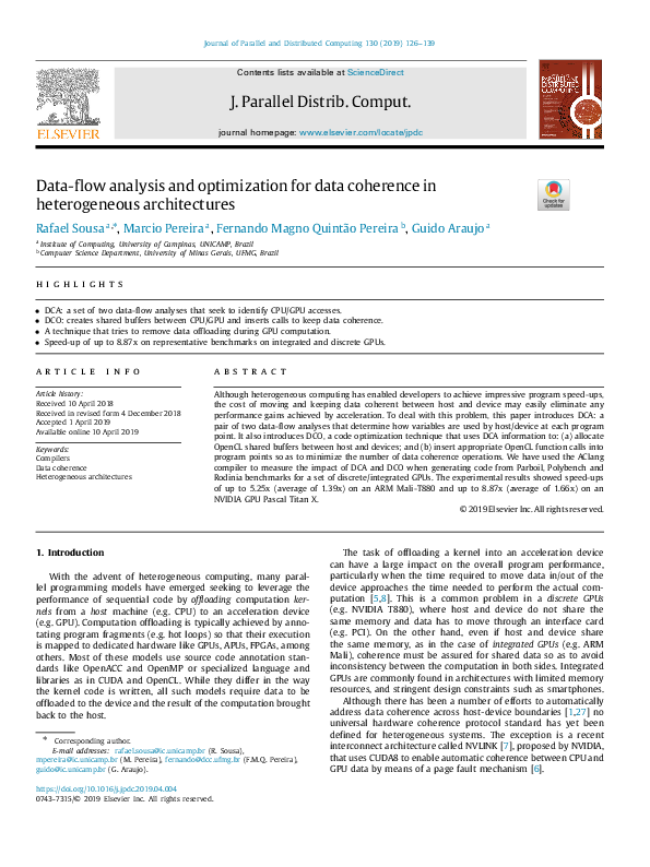 (PDF) Data-flow analysis and optimization for data coherence in ...