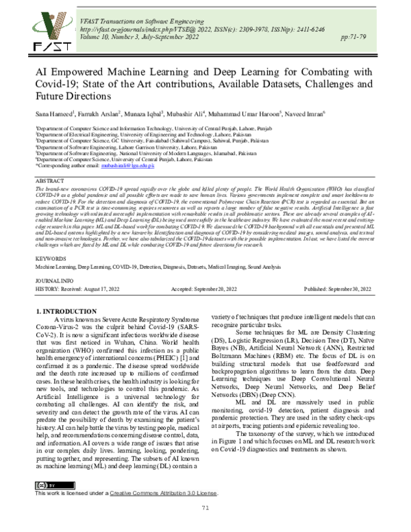 (PDF) AI Empowered Machine Learning and Deep Learning for Combating ...