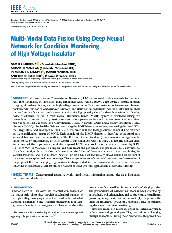 (PDF) Multi-Modal Data Fusion Using Deep Neural Network for Condition ...