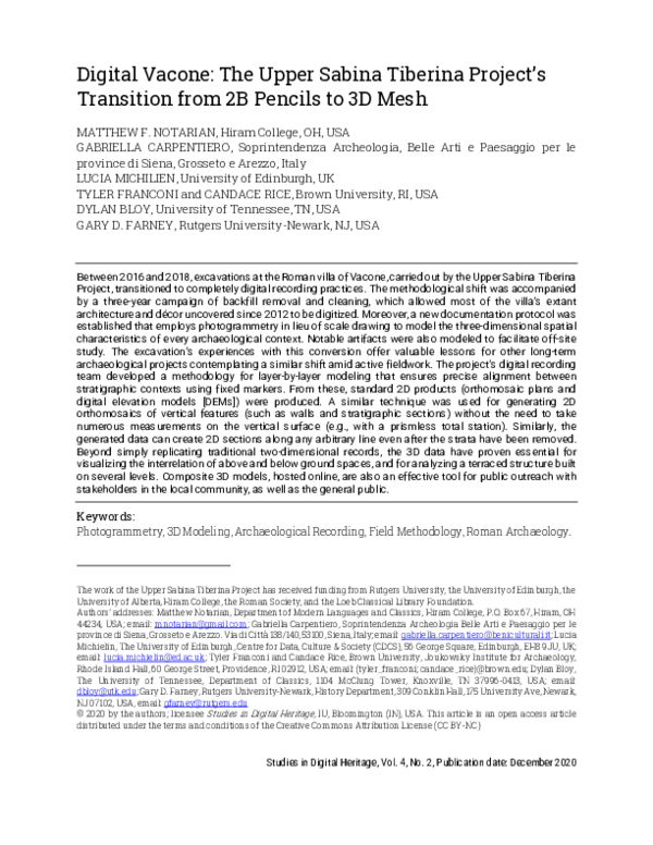 (PDF) Digital Vacone