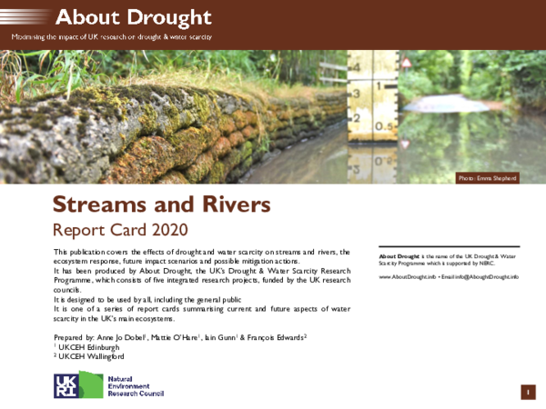 (PDF) Streams and rivers: report card 2020