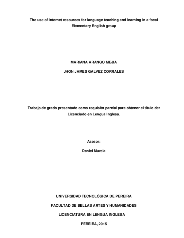 (PDF) The use of internet resources for language teaching and learning ...