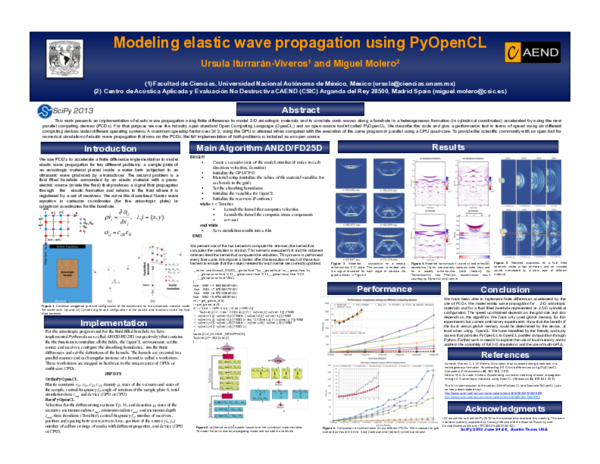 (PDF) Modeling elastic wave propagation using PyOpenCL