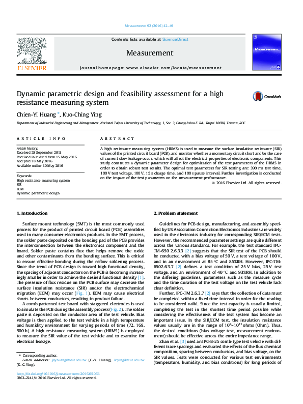 (PDF) Dynamic parametric design and feasibility assessment for a high ...