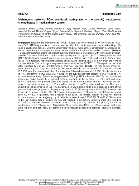 (PDF) Metronomic systemic PCm (paclitaxel, carboplatin + metronomic ...