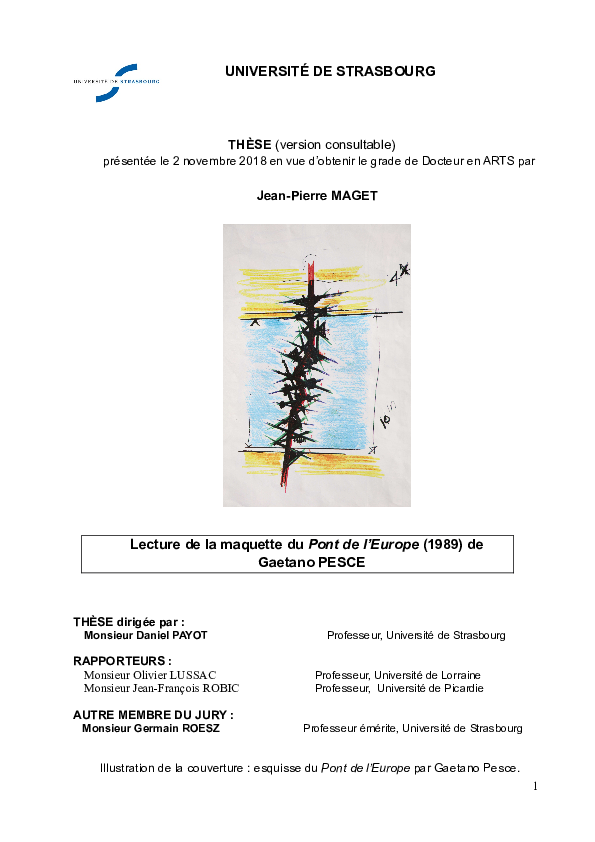 PDF) The lecture of the model of a bridge for Europe (1989) designed by  Gaetano Pesce