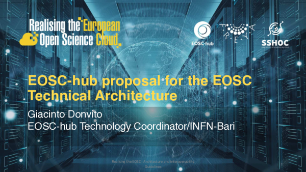 (PDF) EOSC-hub proposal for the EOSC Technical Architecture