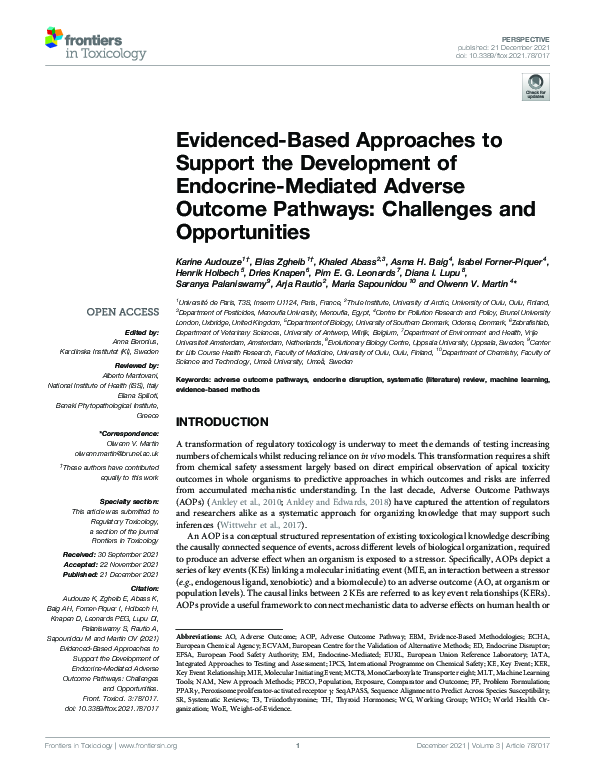 (PDF) Evidenced-Based Approaches to Support the Development of ...