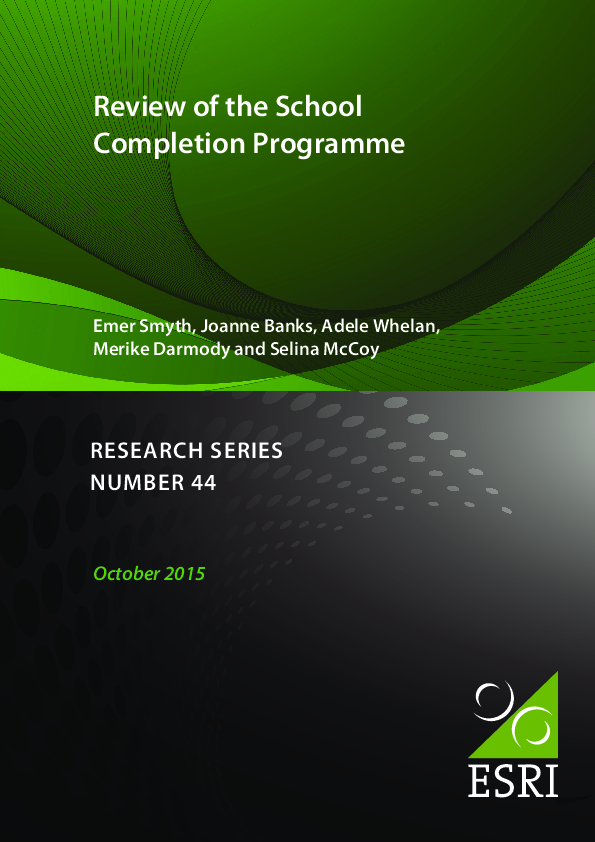 (PDF) Review of the School Completion Programme | Selina McCoy ...