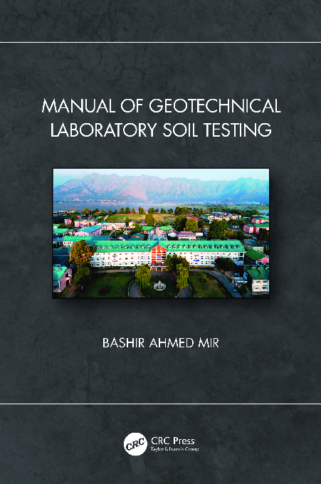 (PDF) Manual of Geotechnical Laboratory Soil Testing