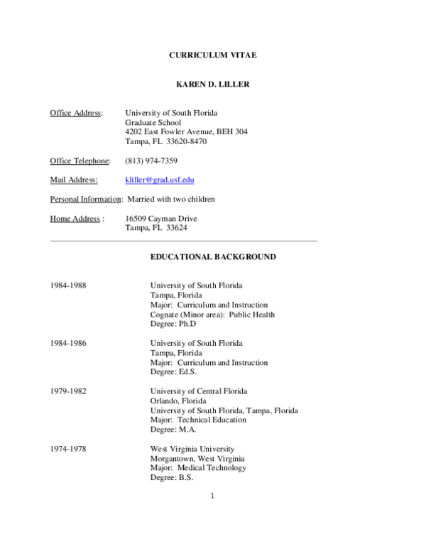 (PDF) Educational Background