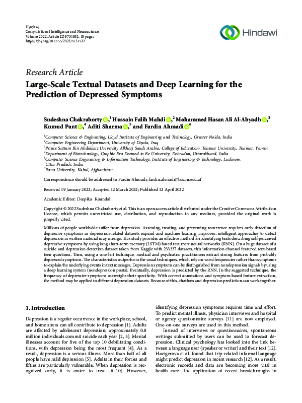 (PDF) Large-Scale Textual Datasets and Deep Learning for the Prediction ...