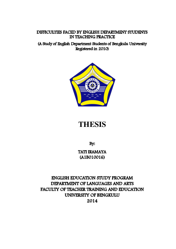 (PDF) DIFFICULTIES FACED BY ENGLISH DEPARTMENT STUDENTS IN TEACHING ...