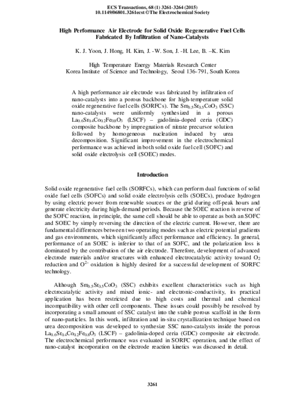 (PDF) High performance air electrode for solid oxide regenerative fuel ...