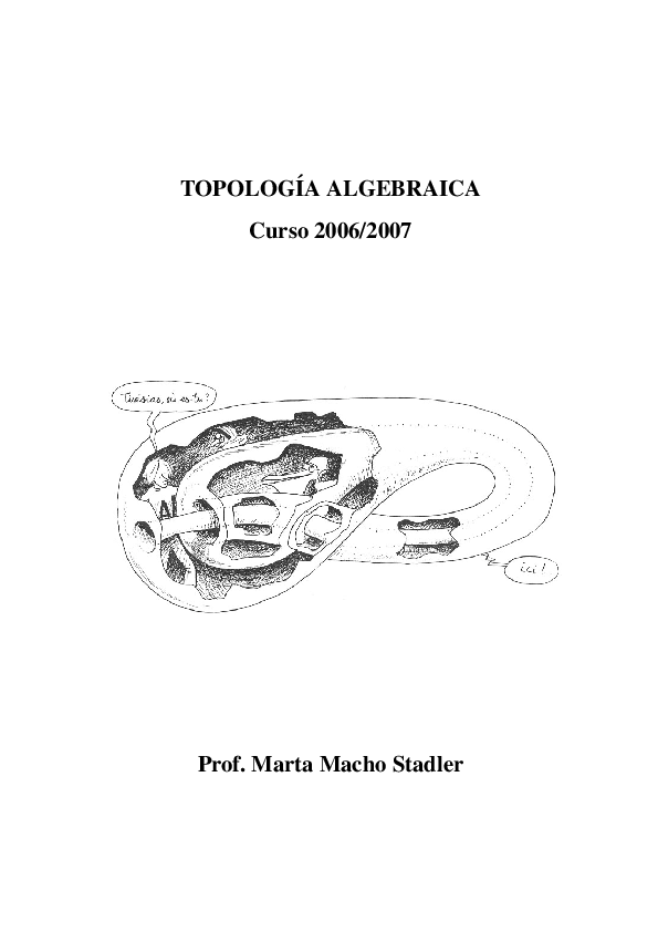 (PDF) Topolog´iatopolog´ Topolog´ia Algebraica