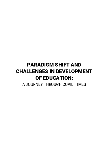 (PDF) Paradigm Shift and Challanges in Development of Education : A ...