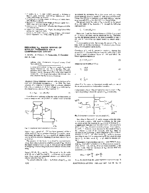 (PDF) Reducing VBE wafer spread of bipolar transistor via a ...