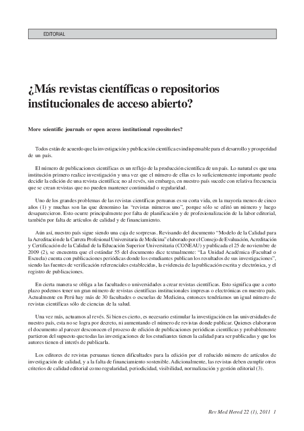 Pdf Más Revistas Científicas O Repositorios Institucionales De