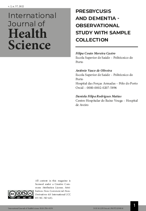 (PDF) Presbycusis and Dementia - Observational Study with Sample ...
