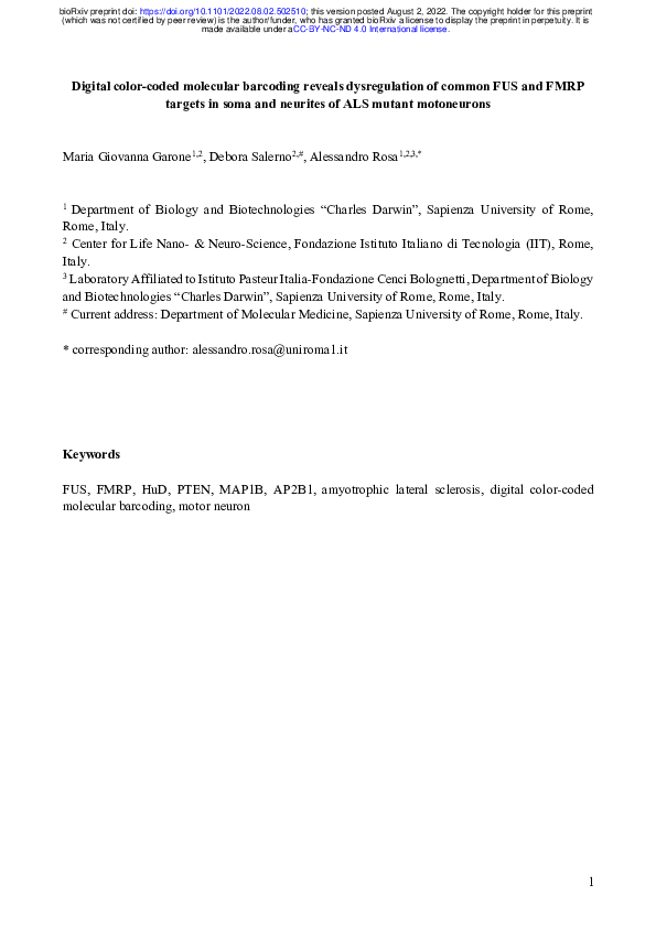 (PDF) Digital color-coded molecular barcoding reveals dysregulation of ...