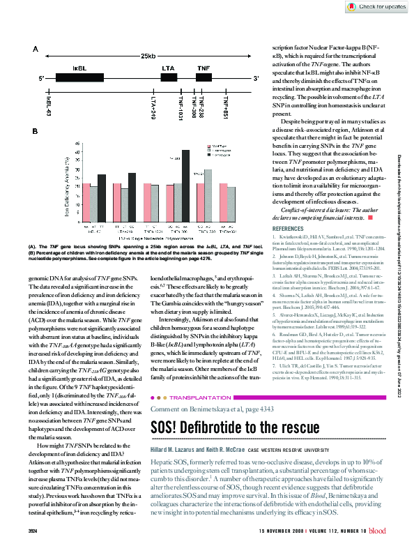 (PDF) SOS! Defibrotide to the rescue