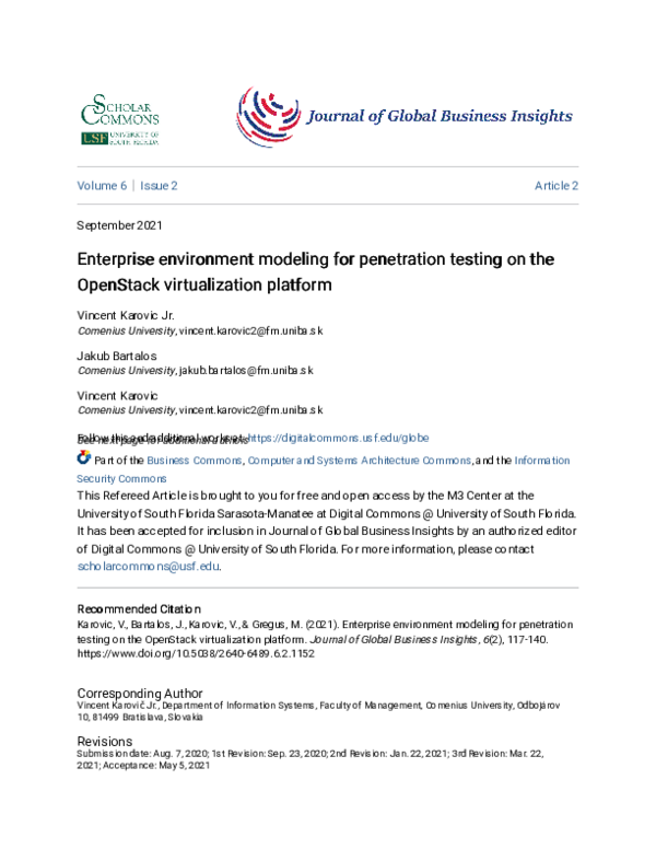 (PDF) Enterprise environment modeling for penetration testing on the ...