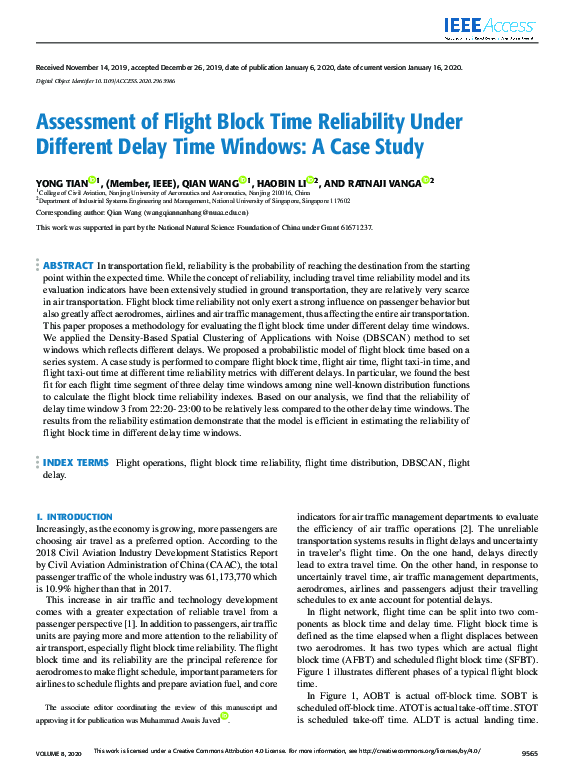 PDF Assessment Of Flight Block Time Reliability Under Different Delay pdf-assessment-of-flight-block-time-reliability-under-different-delay
