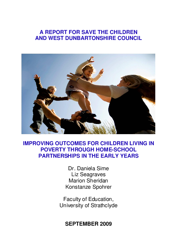 (PDF) Improving outcomes for children living in poverty through home ...
