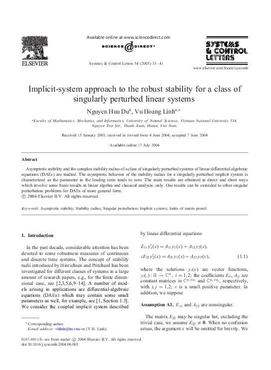 (PDF) Implicit-system approach to the robust stability for a class of ...