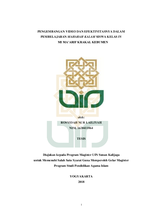 (PDF) Pengembangan Video Dan Efektivitasnya Dalampembelajaran Maharah ...