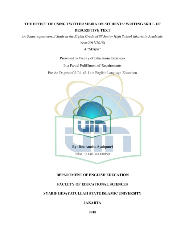 (PDF) The Effect of Using Twitter Media on Students' Writing Skill of ...